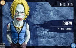 East Blue Saga Series 016 Arlong & 017 Hatchan & 018 Kuroobi & 019 Chew - ONE PIECE Statue - YZ Studios