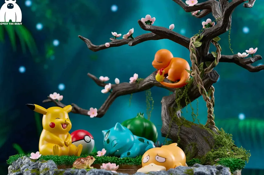 Ecology Scene - Pokemon Resin Statue - Little Monster Studio