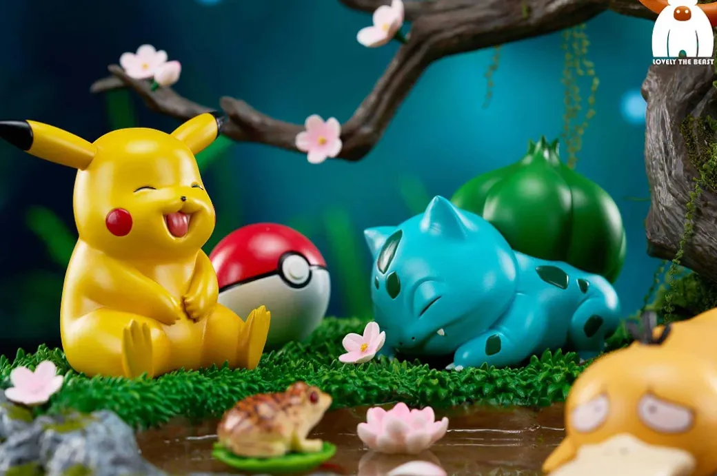 Ecology Scene - Pokemon Resin Statue - Little Monster Studio