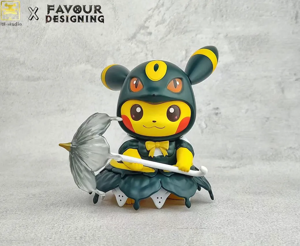 Eevee Cosplay Pikachu Series 005 Umbreon Cosplay Pikachu - Pokemon Resin Statue - IH-Studio