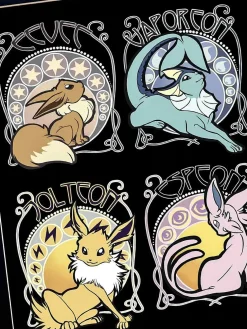 Eevee Family Decorative Painting - Pokemon - Xingkong Studio