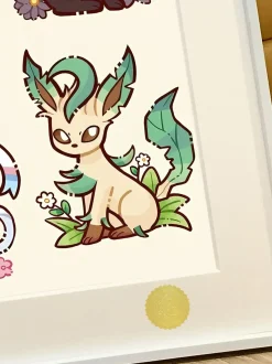 Eevee Family Portrait Decorative Painting - Pokemon - Xingkong Studio