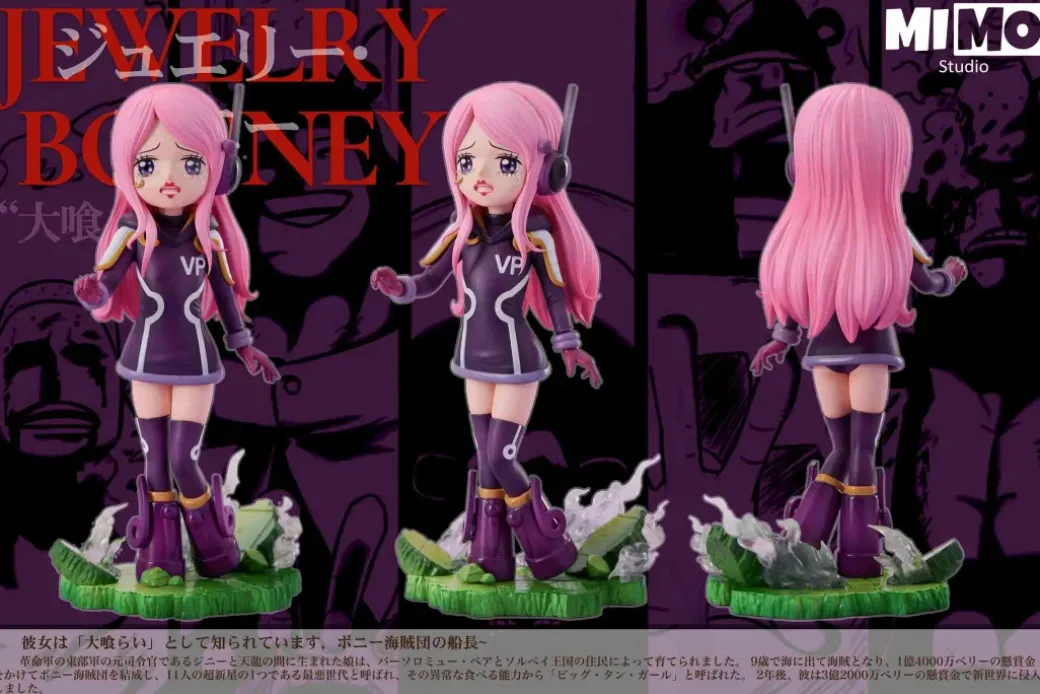 Egghead Arc Childhood Jewelry Bonney - ONE PIECE Resin Statue - Mimo Studio