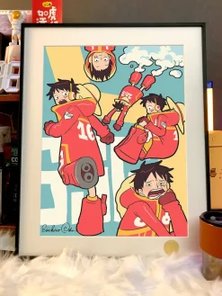 Egghead Arc Monkey D. Luffy Decoration Painting - ONE PIECE - Xingkong Studio