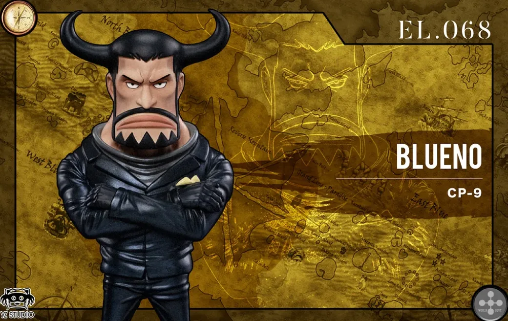 Enies Lobby Arc 068 Blueno - ONE PIECE Statue - YZ Studios