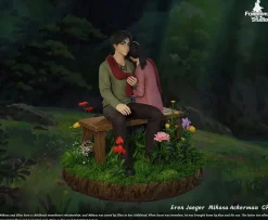 Eren Yeager & Mikasa Ackerman - Attack On Titan Resin Statue - Freedom Studio