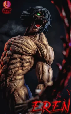 Eren Yeager with LED - Attack On Titan Resin Statue - YOYO Studios
