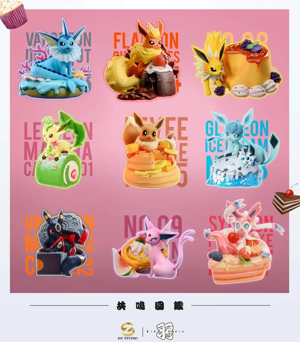 Espeon Eggtart - Pokemon Resin Statue - Wing Studio