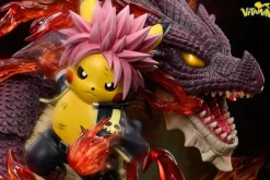 Etherious Natsu Dragneel Cosplay Pikachu - Pokemon Fairy Tail Resin Statue - Vitamin Studios