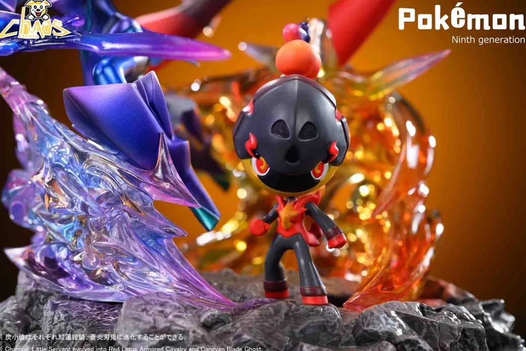 Evolution of Armarouge Set - Pokemon Resin Statue - Chaos Dog Studio