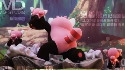 Evolution of Bewear Set - Pokemon Resin Statue - MD-Studio