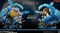 Evolution of Blastoise Family - Pokemon Resin Statue - Monster Studios