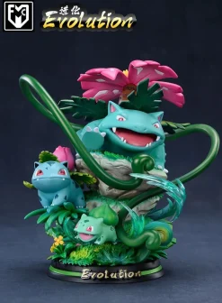 Evolution of Bulbasaur - Pokemon Resin Statue - MFC Studios