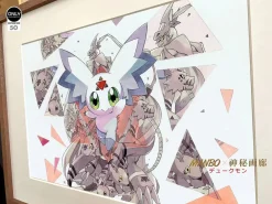 Evolution of calumon Decoration Painting - Digimon Decorative Painting - Mystical Art Studios