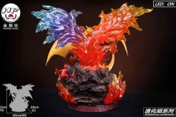 Evolution of Charizard Family with LED - Pokemon Resin Statue - King Finger Studios