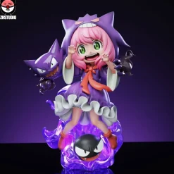 Evolution of Gengar Cosplay Anya Forger - Pokemon SPY X FAMILY Resin Statue - ZhengHuo Studio