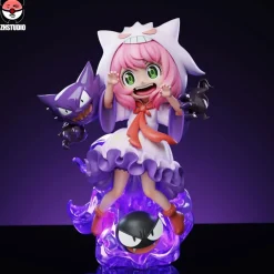Evolution of Gengar Cosplay Anya Forger - Pokemon SPY X FAMILY Resin Statue - ZhengHuo Studio