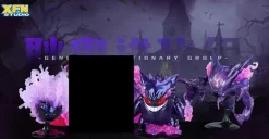 Evolution of Gengar Set & Mega Gengar - Pokemon Resin Statue - XFN Studio