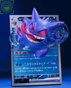 Evolution of Gengar Set Coming Out From Pokemon Card - Pokemon Resin Statue - GEISHA Studio