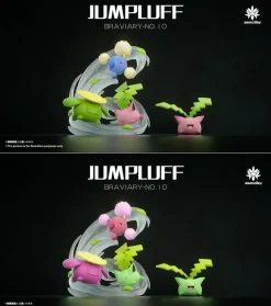 Evolution of Jumpluff Set - Pokemon Statue - Braviary Studio