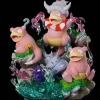 Evolution of Slowpoke - Pokemon Resin Statue - MFC Studios