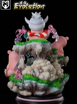 Evolution of Slowpoke - Pokemon Resin Statue - MFC Studios