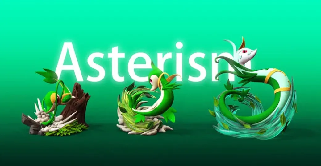 Evolution of Snivy Set - Pokemon Resin Statue - Asterism Studio