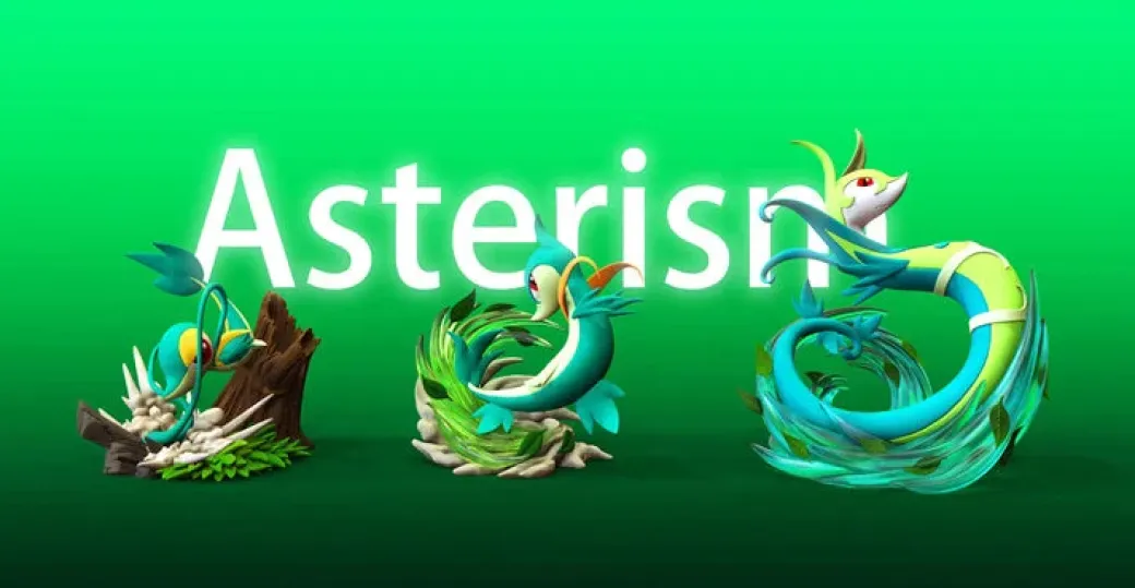 Evolution of Snivy Set - Pokemon Resin Statue - Asterism Studio