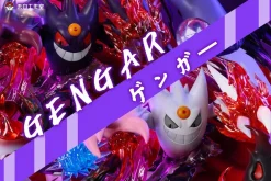 Evolution Series 002 Gengar Family With LED - Pokemon Resin Statue - WeiBai Studio