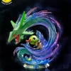 Evolution Series Caterpie evolute to Rayquaza with LED - Pokemon Resin Statue - Moon Shadow Studios