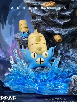 Evolution Series Fossil Pokemon Aerodactyl Set - Pokemon Resin Statue - PPAP Studios