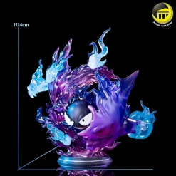 Evolution Series Gastly evolute to Gengar with LED - Pokemon Resin Statue - Moon Shadow Studios