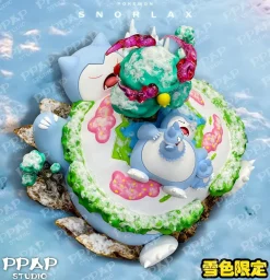 Evolution Series Gigantamax Snorlax Family & Coquettish Alolan Exeggutor - Pokemon Resin Statue - PPAP Studios