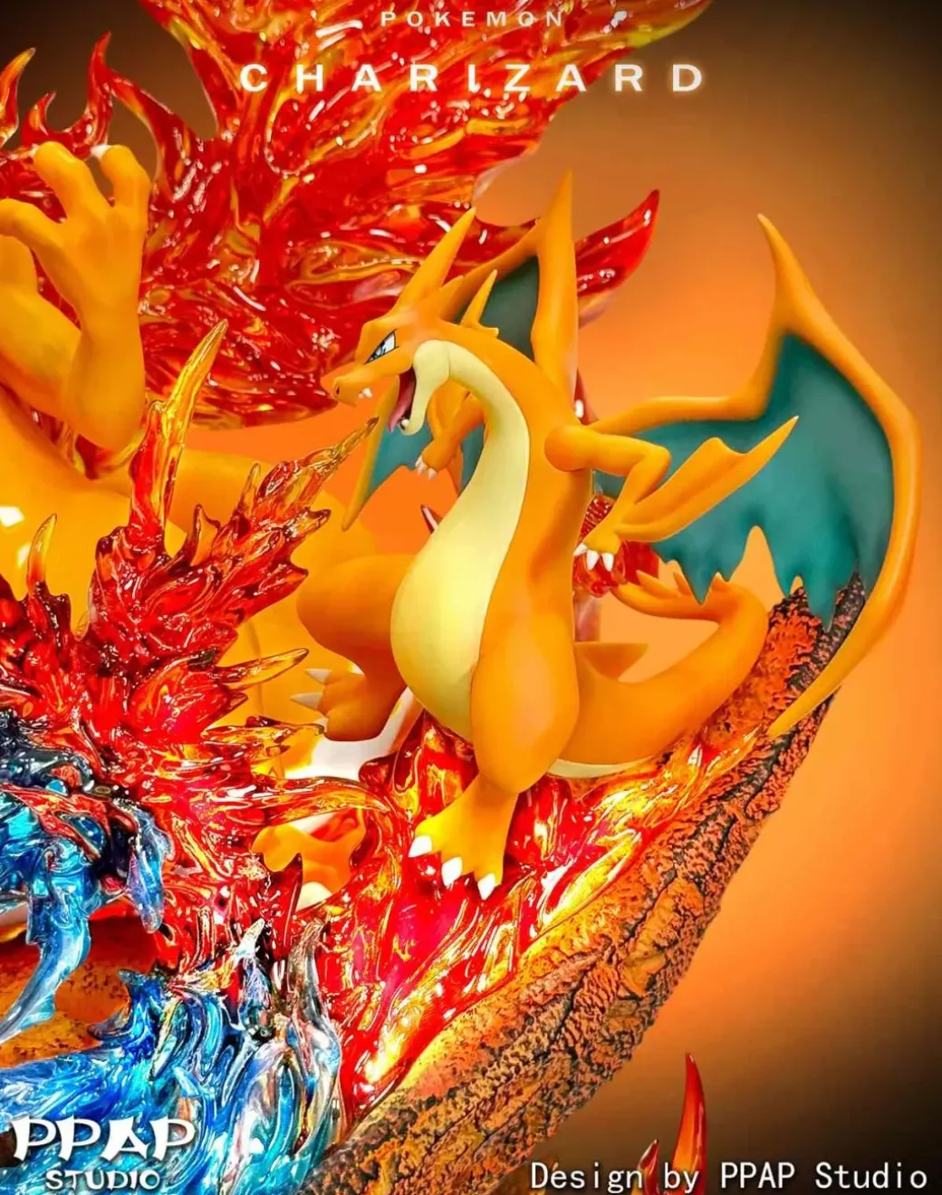 Evolution Series Gigantamax Charizard - Pokemon Resin Statue - PPAP Studios