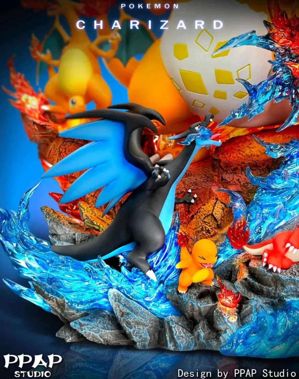 Evolution Series Gigantamax Charizard - Pokemon Resin Statue - PPAP Studios