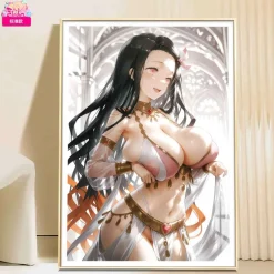 Exotic Nezuko Kamado Decorative Painting - Demon Slayer: Kimetsu No Yaiba Decorative Painting - AMaoHuaShe Studio
