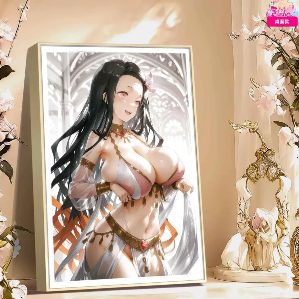 Exotic Nezuko Kamado Decorative Painting - Demon Slayer: Kimetsu No Yaiba Decorative Painting - AMaoHuaShe Studio