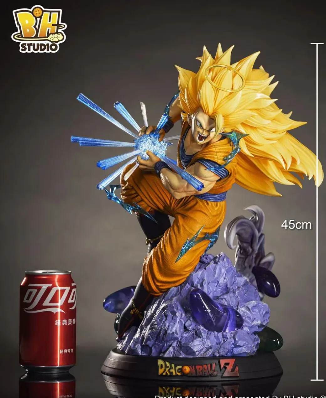 Explode Super Saiyan 3 Son Goku - Dragon Ball Resin Statue - BH Studio