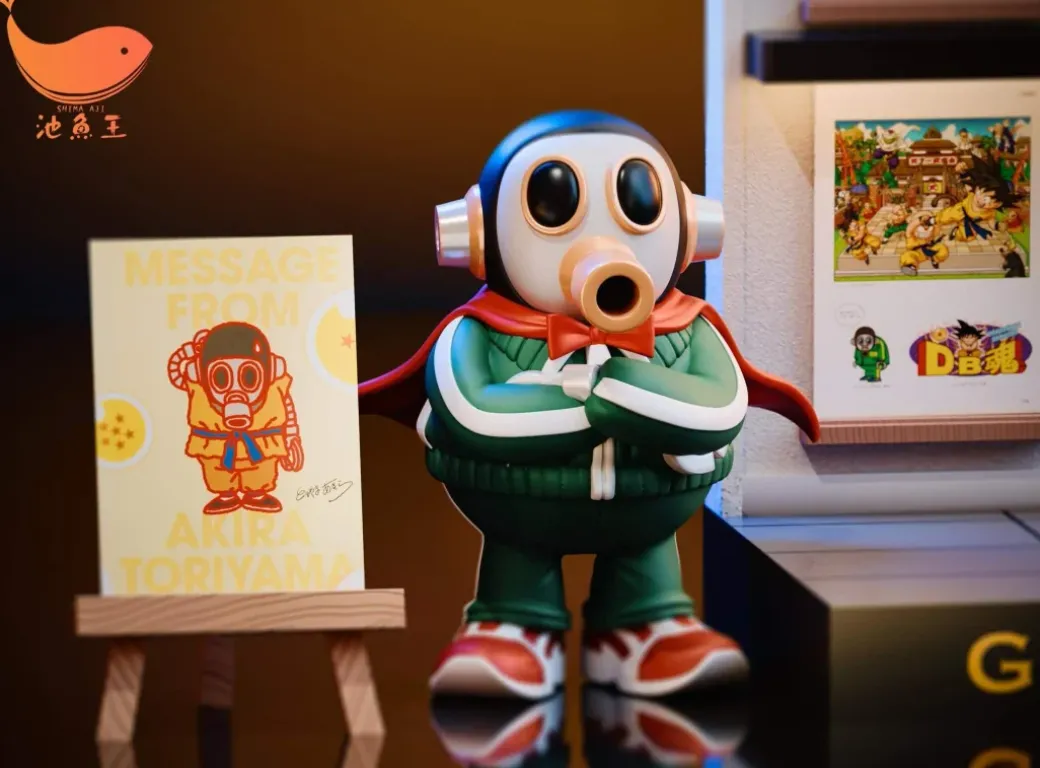 Famous Cartoonist Akira Toriyama 2.0 with LED - Dragon Ball Resin Statue - Shima Aji Studio