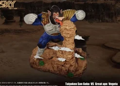Famous Scene Series Great Ape Vegeta VS Taiyōken Son Goku- Dragon Ball Resin Statue - Sky Top Studios