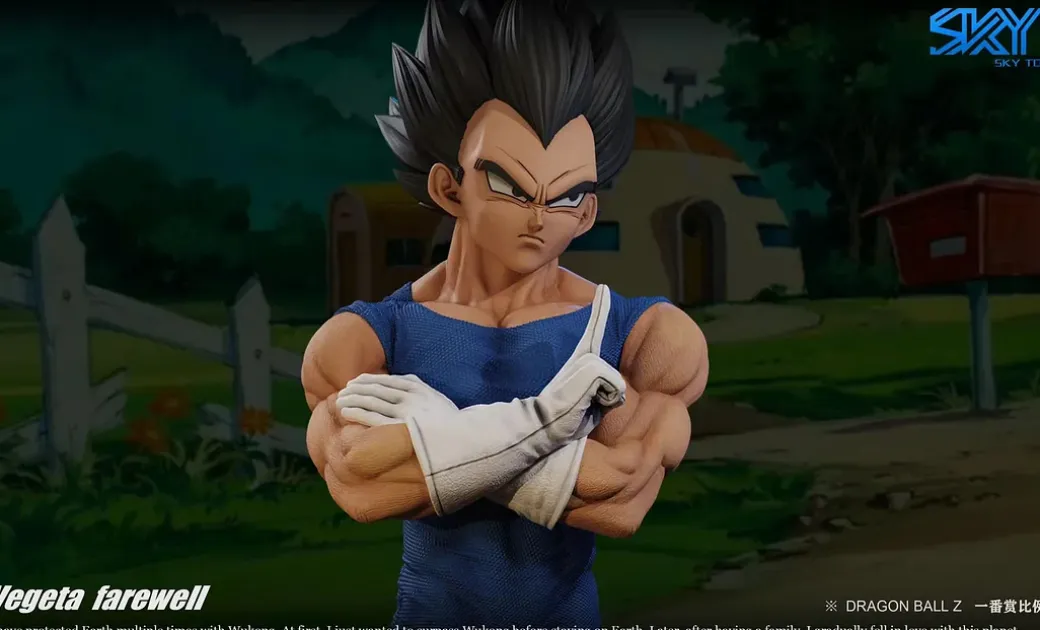 Farewell Gesture Vegeta - Dragon Ball Statue - Sky Top Studios