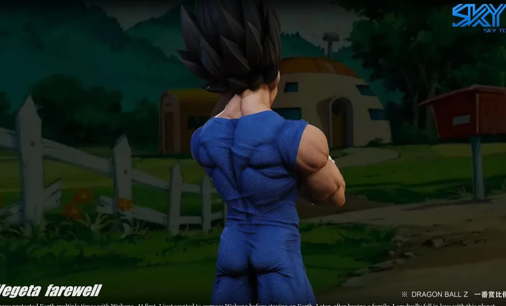 Farewell Gesture Vegeta - Dragon Ball Statue - Sky Top Studios