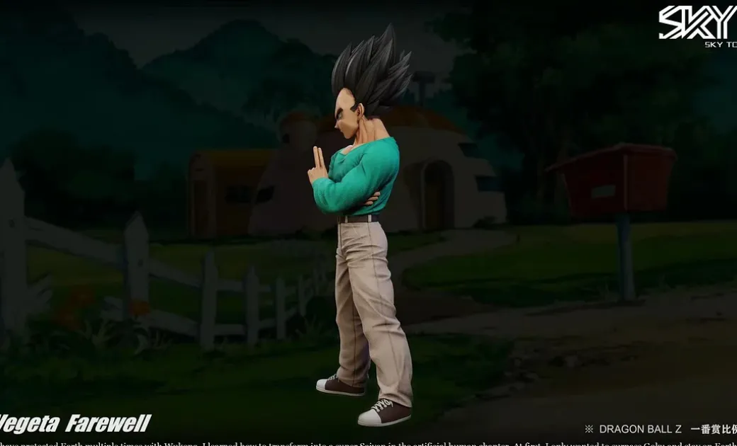 Farewell Gesture Vegeta - Dragon Ball Statue - Sky Top Studios