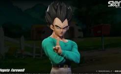 Farewell Gesture Vegeta - Dragon Ball Statue - Sky Top Studios