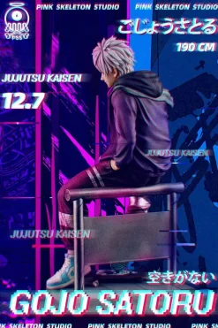 Fashion Gojo Satoru - Jujutsu Kaisen Resin Statue - Pink Skeleton Studio