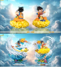 Father & Son Adventure Ver. Son Goku & Son Gohan - Dragon Ball Resin Statue -  YinQing Studio