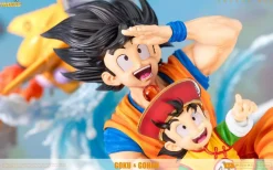 Father & Son Adventure Ver. Son Goku & Son Gohan - Dragon Ball Resin Statue -  YinQing Studio