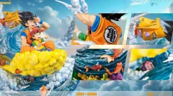 Father & Son Adventure Ver. Son Goku & Son Gohan - Dragon Ball Resin Statue -  YinQing Studio