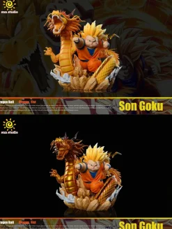 Fatty Super Saiyan 3 Super Dragon Fist Son Goku - Dragon Ball Resin Statue - sun Studio