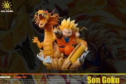 Fatty Super Saiyan 3 Super Dragon Fist Son Goku - Dragon Ball Resin Statue - sun Studio